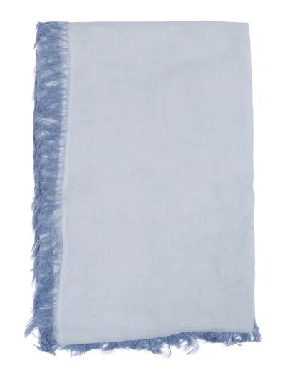 Faliero Sarti Sciarpa Kashy 145x145 In Blue