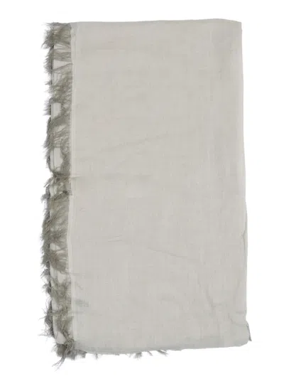 Faliero Sarti Sciarpa Kashy 145x145 In Gray