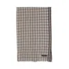 Faliero Sarti Silk Plaid Scarf In Brown