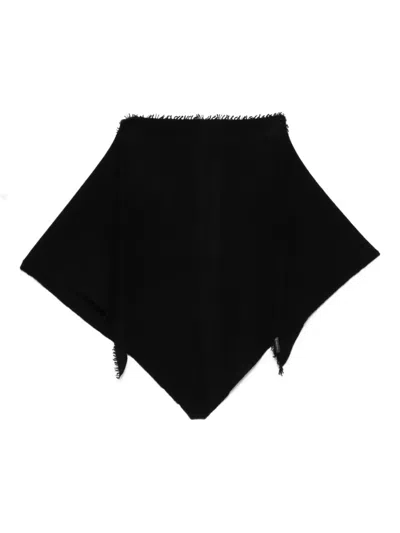 Faliero Sarti Silk Scarf In Black