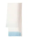 Faliero Sarti Sky Blue Cashmere Scarf With Gradient Design