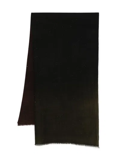 Faliero Sarti Speckled Scarf In Black