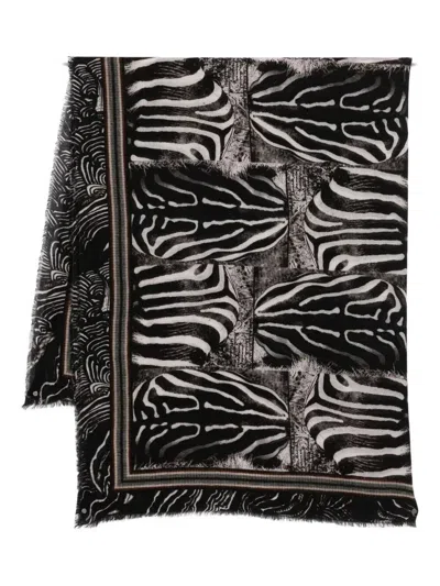 FALIERO SARTI ZEBRA STOLE IN COLLABORATION WITH PETER BEARD STUDIO