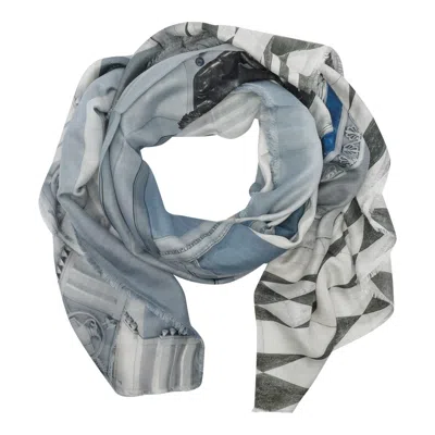 Faliero Sarti Syon House I London Scarf In Blue