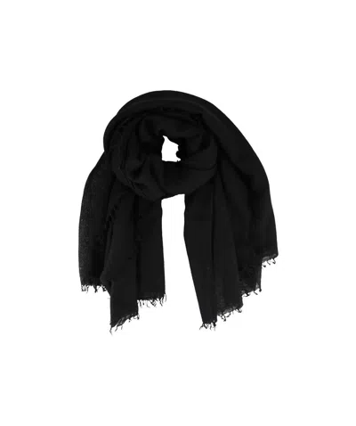 Faliero Sarti Tassel Scarf In Black
