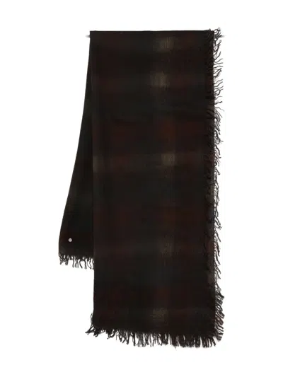Faliero Sarti Tedora Frayed Scarf In Brown