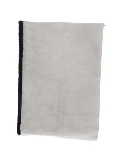 Faliero Sarti Toffy Contrast-trim Scarf In Red