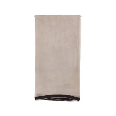 Faliero Sarti Toffy Frayed Scarf In Brown