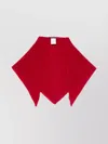 Faliero Sarti Triangle Wool And Cashmere Scarf In Red