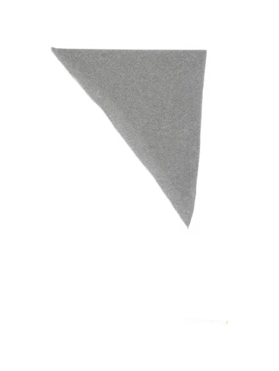 Faliero Sarti Triangle-shape Scarf In Gray