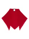 Faliero Sarti Triangular-shape Scarf In Red