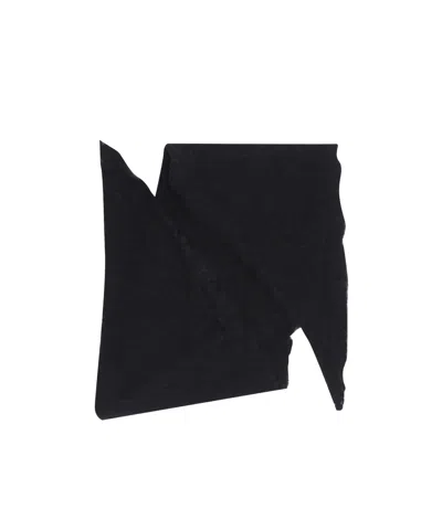Faliero Sarti Virgin-wool-silk Scarf In Black