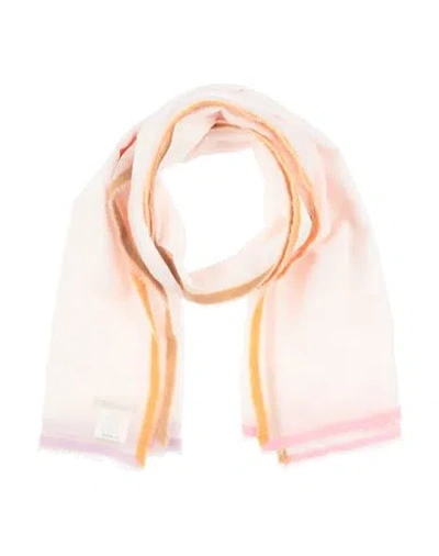 Faliero Sarti Woman Scarf Cream Size - Cotton, Wool In White