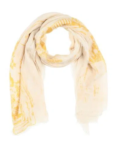 Faliero Sarti Woman Scarf Ivory Size - Modal, Cashmere In White