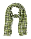 Faliero Sarti Woman Scarf Lime Green Size - Modal, Cotton, Cashmere