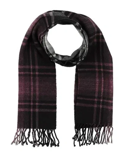 Faliero Sarti Woman Scarf Pink Size - Wool In Black