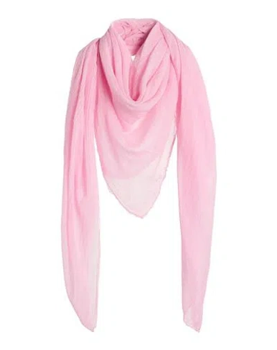 Faliero Sarti Woman Scarf Pink Size - Modal, Cashmere