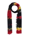 Faliero Sarti Woman Scarf Red Size - Virgin Wool, Cashmere, Nylon, Silk In Red
