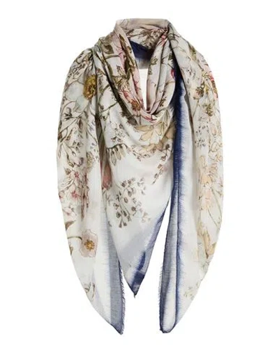 Faliero Sarti Woman Scarf White Size - Rayon, Modal, Polyester, Cashmere