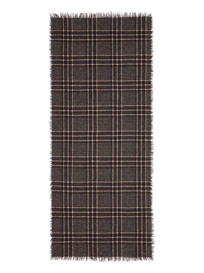 Faliero Sarti Women's New Perry Plaid Virgin Wool Blend Scarf In Brown