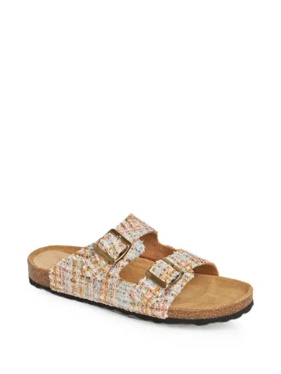 Faliero Sarti X Taji Ciabatta Summer Sandals In Multi