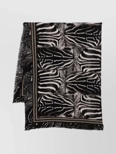 FALIERO SARTI ZEBRA PATTERN STOLE COLLABORATION PETER BEARD STUDIO
