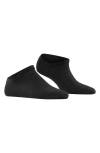Falke Shiny Rolled-cuff Sneaker Socks In Black