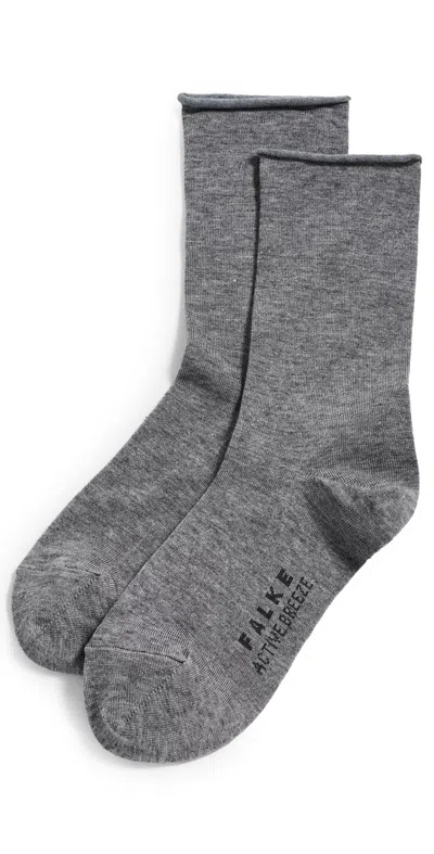 Falke Active Breeze Roll Top Socks Grey Malange