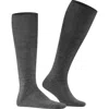 Falke Airport Wool Blend Melange Socks In Dark Gray