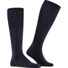 Falke Airport Knee High Socks In Dark Navy