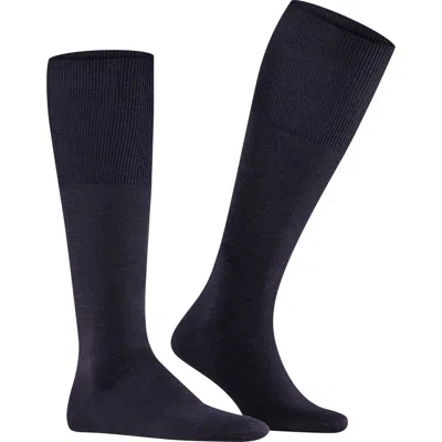 Falke Airport Knee High Socks In Dark Navy