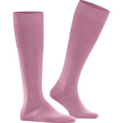 Falke Airport Merino Wool Blend Knee High Socks In Light Rosa