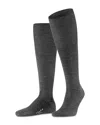 Falke Airport Merino Wool Blend Knee High Socks In Dark Gray
