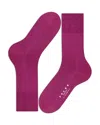 Falke Airport Wool Blend Melange Socks In Arctic Pink
