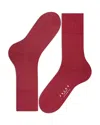Falke Airport Wool Blend Socks In Scarlet