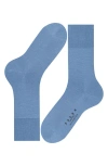 Falke Airport Wool Blend Socks In Cornflower Blue