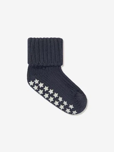 Falke Kids'  Baby Cotton Catspads House Socks In Blue