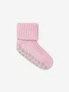 Falke Baby Girls Cotton Catspads House Socks In Pink