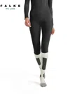 Falke Wool Tech Long Base Layer Bottom In Black