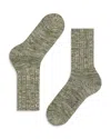 Falke Brooklyn Cotton Blend Boot Socks In Thyme