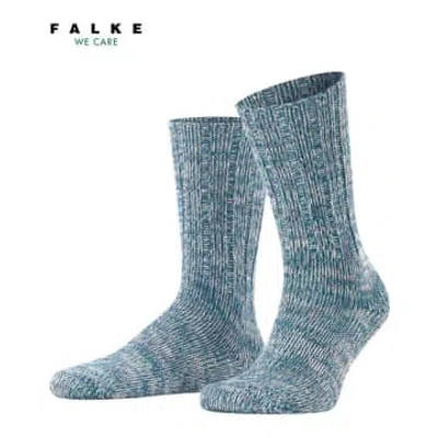 Falke Brooklyn Teal Socks In Blue