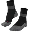 Falke Ru Compression Stabilizing Running Socks In Black