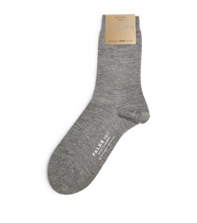 Falke Cashmere-blend Socks In Grey