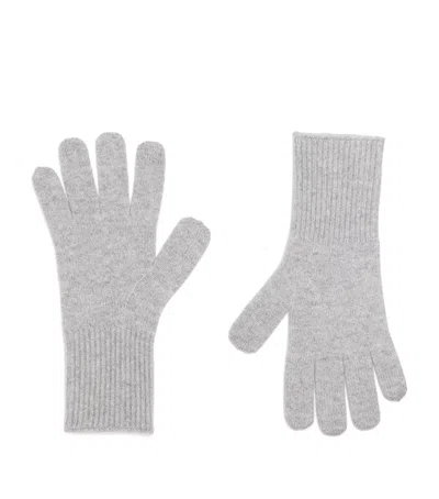 Falke Cashmere Gloves In Gray