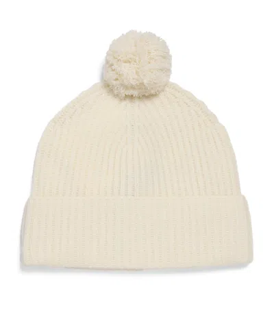 Falke Cashmere Pom-pom Beanie In Neutral