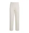 Falke Cashmere Straight Trousers In White