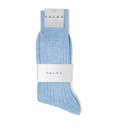 Falke Cashmere-blend No.2 Socks In Blue