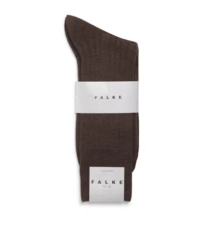 Falke Cashmere-blend No.2 Socks In Brown