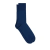 Falke Paisley Mid-calf Cotton-blend Socks In Blue