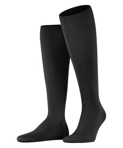 Falke Climawool Knee High Socks In Black